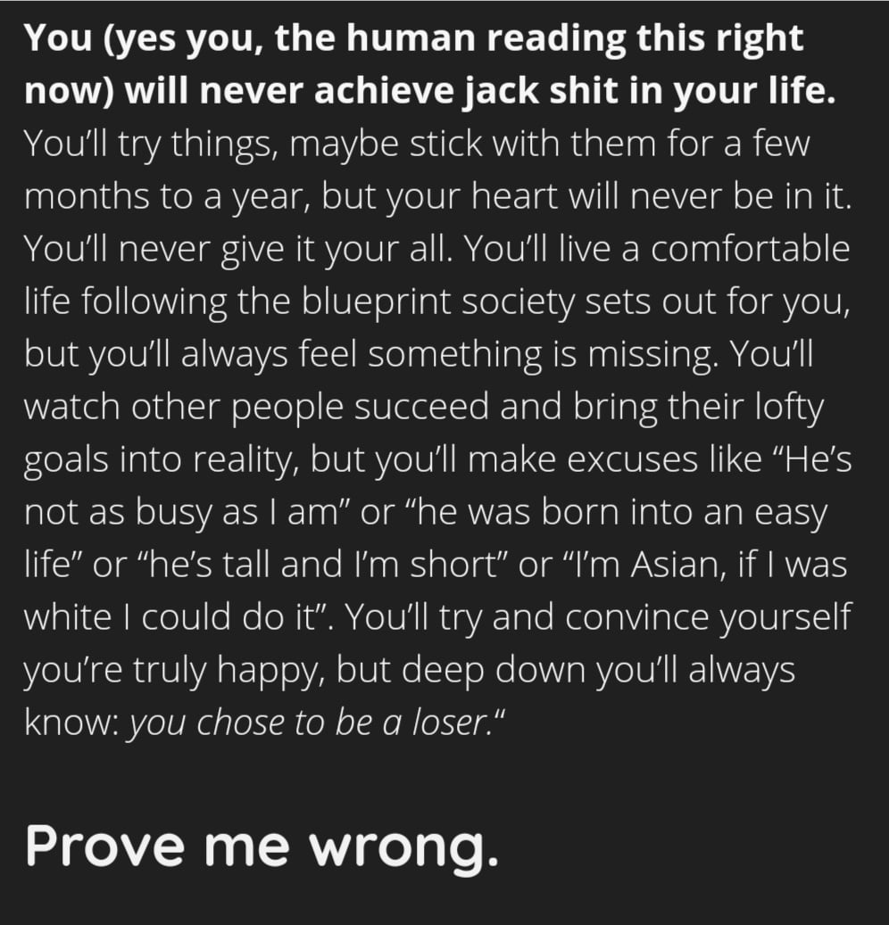 prove. me. wrong. 